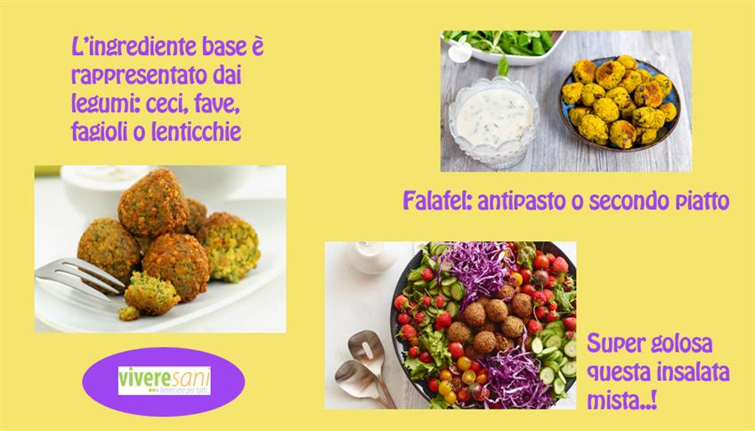 Falafel, gustose polpettine dal sapore mediorientale Falafel, gustose polpettine dal sapore mediorientale